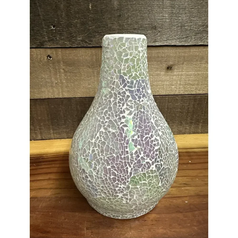 Scentsy Home Enchant Diffuser Shade Only Globe Mosaic Iridescent Shade In Box